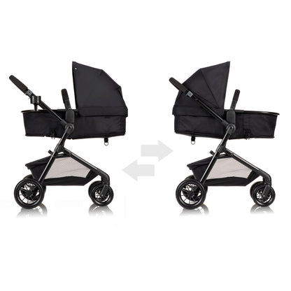 Evenflo Pivot Modular Travel System with LiteMax Infant Car Seat (Casual Gray)