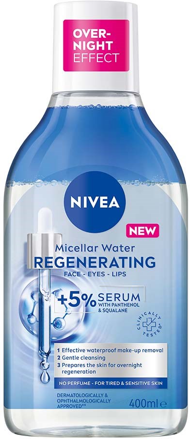 نيفيا ماء تنظيف بالمذيلات مُرمِّم (400ml)