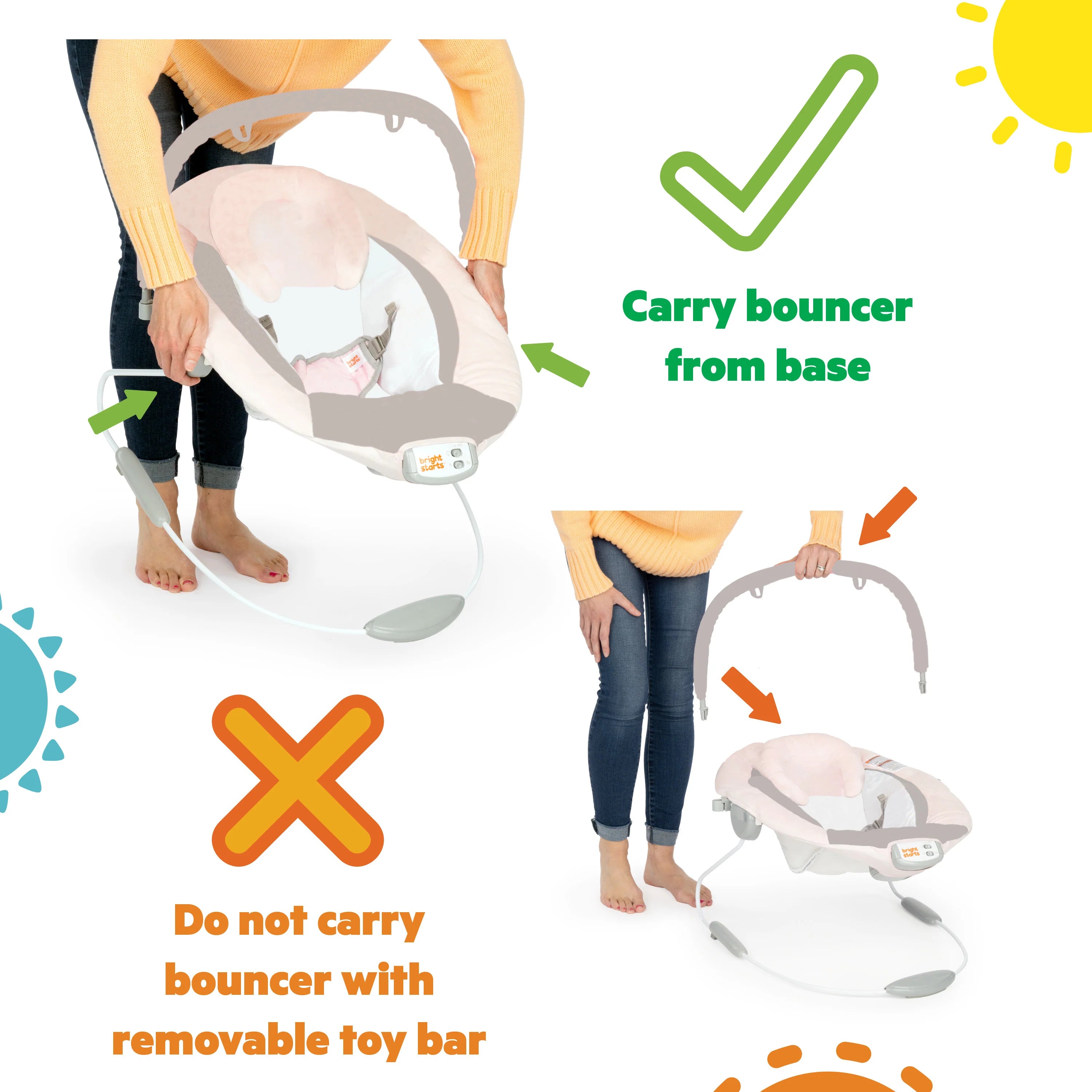 Bright Starts Safari Fun™ Vibrating Bouncer