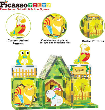 Picasso Magnetic Tiles Forest Set (26 Pcs)