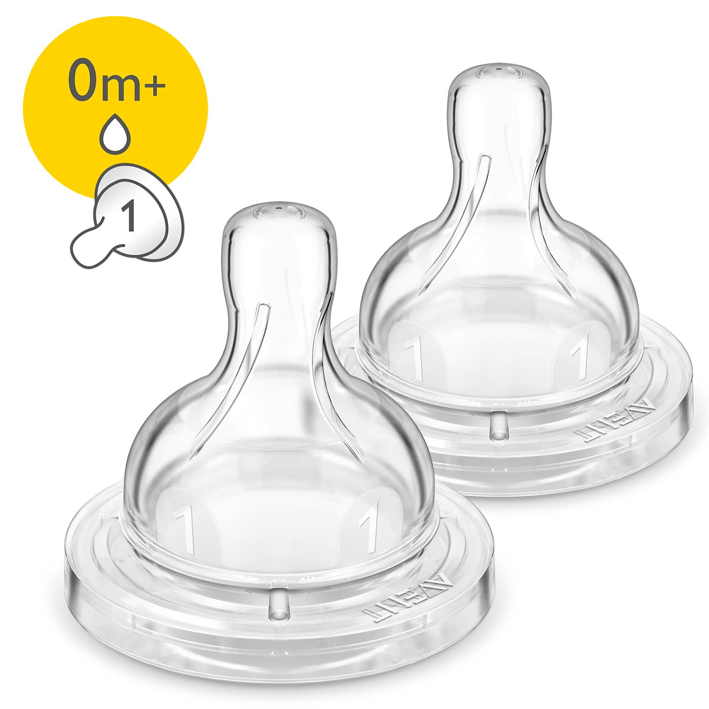 Philips Avent Anti-Colic Teats (0M+) - Pack of 2