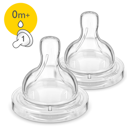 Philips Avent Anti-Colic Teats (0M+) - Pack of 2