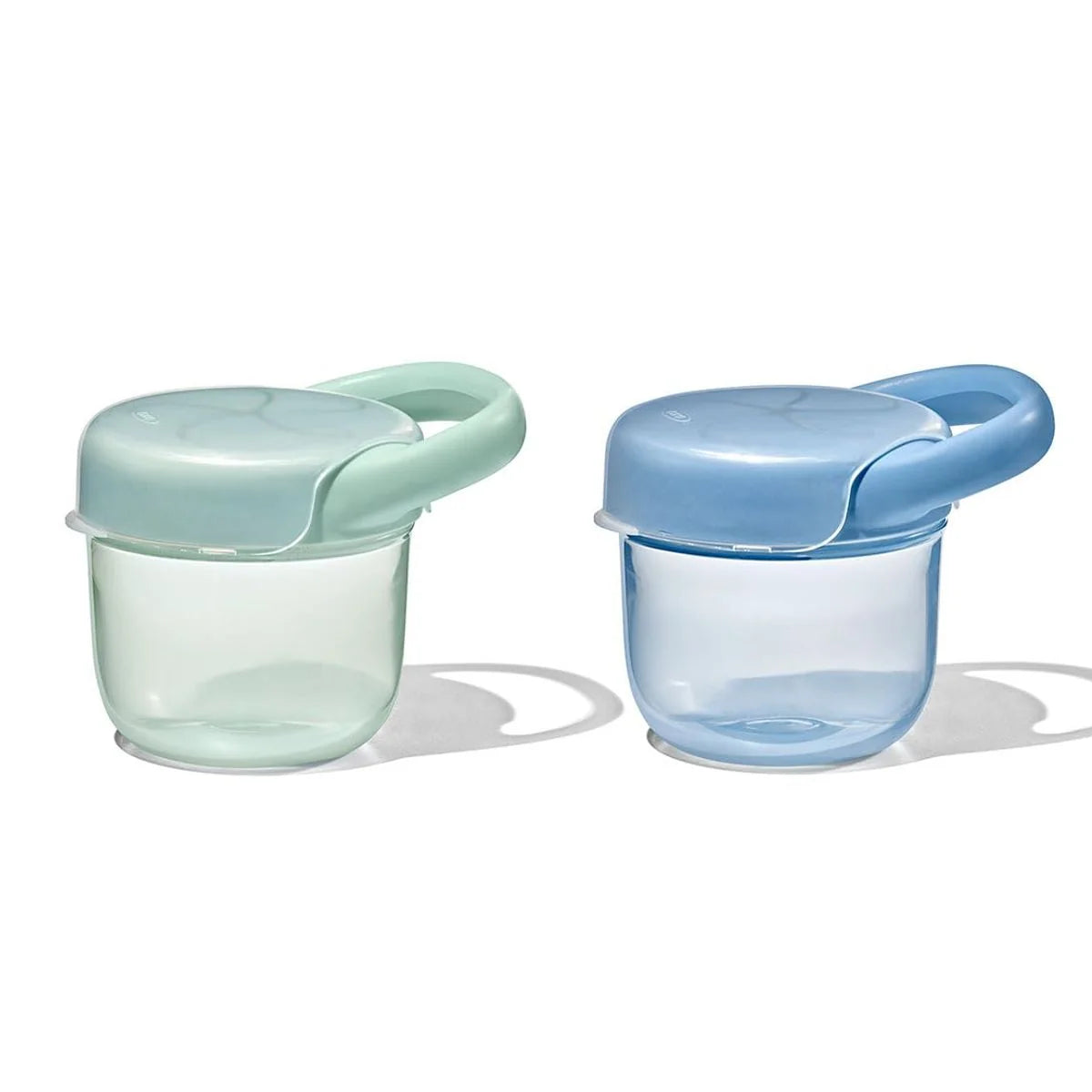 Oxo Tot Snack Cup With Lid (Opal And Dusk) - Pack of 2