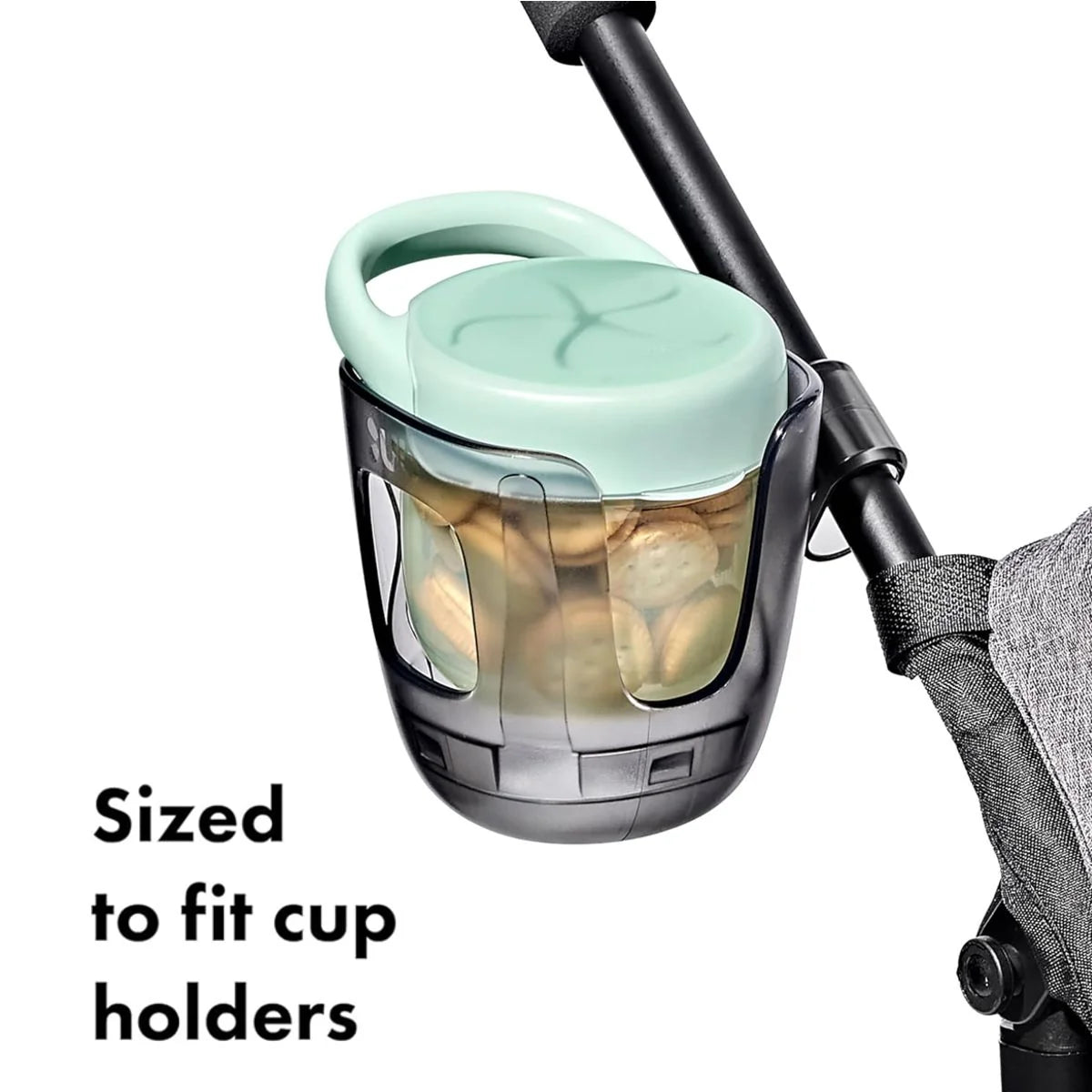 Oxo Tot Snack Cup With Lid (Opal And Dusk) - Pack of 2