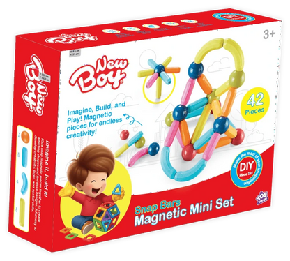New Boy Small Size Assembled Magnetic Rod (42Pcs)