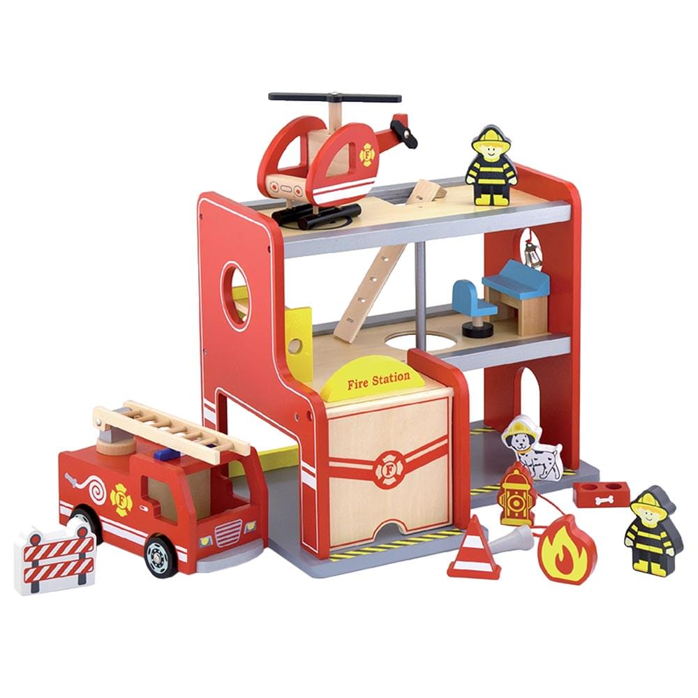 Viga Fire Station With Accessories