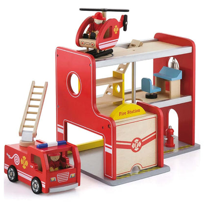 Viga Fire Station With Accessories