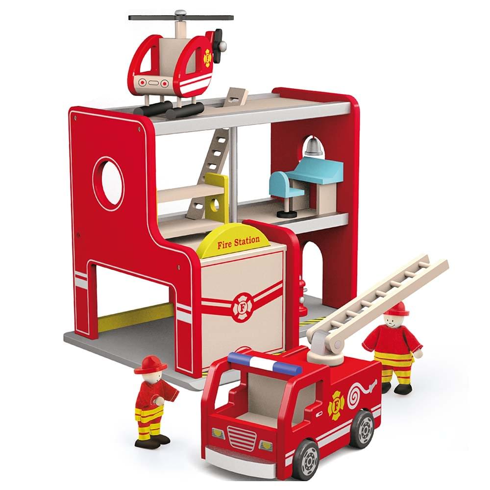 Viga Fire Station With Accessories