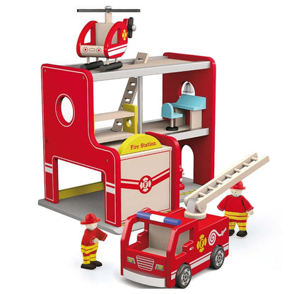 Viga Fire Station With Accessories