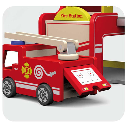Viga Fire Station With Accessories