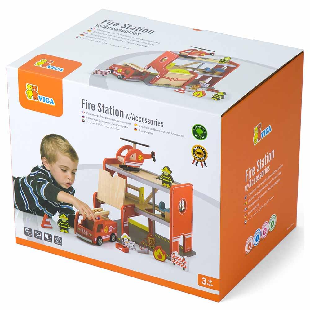 Viga Fire Station With Accessories