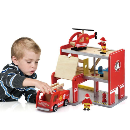 Viga Fire Station With Accessories
