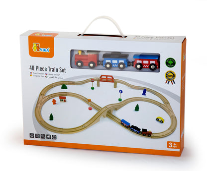 Viga Train Set (49pcs)