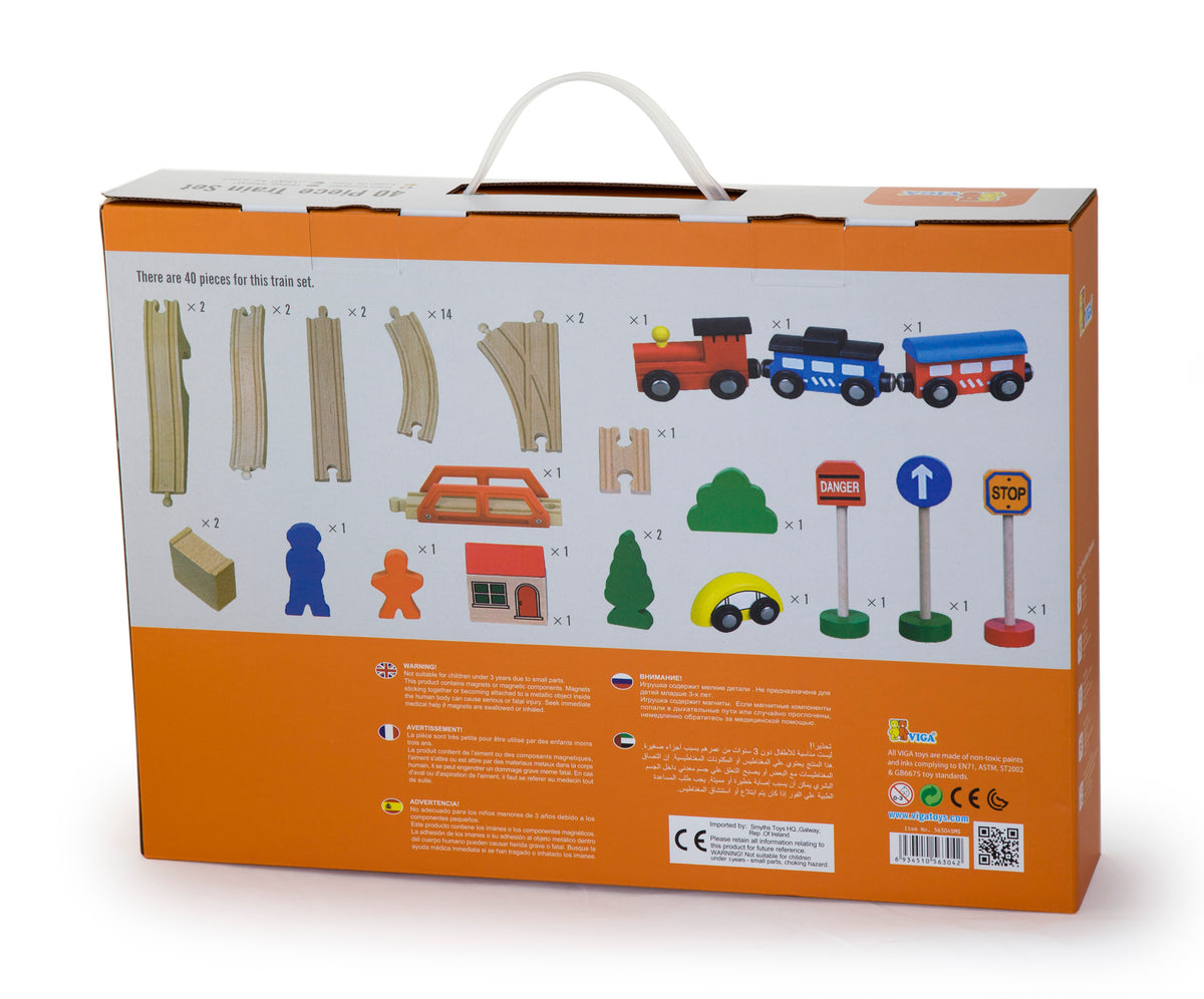 Viga Train Set (49pcs)