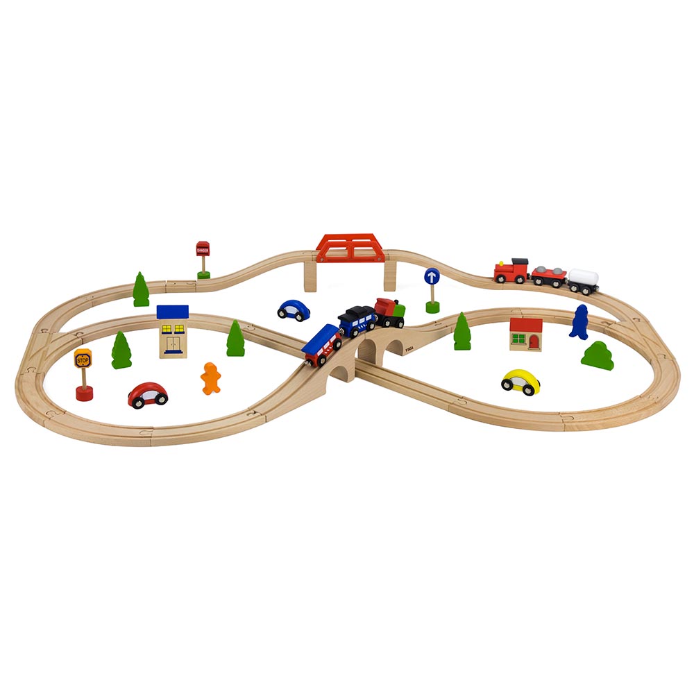 Viga Train Set (49pcs)