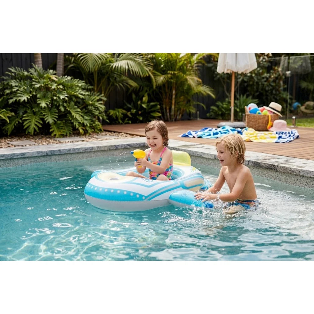 JILONG - Inflatable Baby Swim Seat with Water Gun