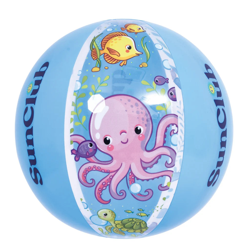 JILONG - Sun Club Ocean World Inflatable Beach Ball Blue