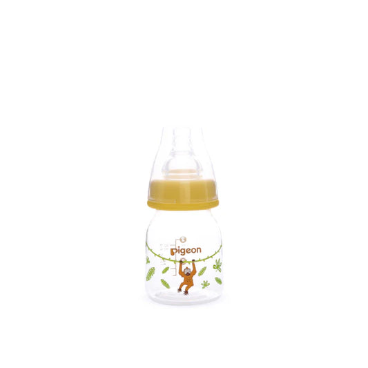 زجاجة بلاستيكية مزينة برسوم حيوانات ذات عنق نحيف من بيجون (120ml)