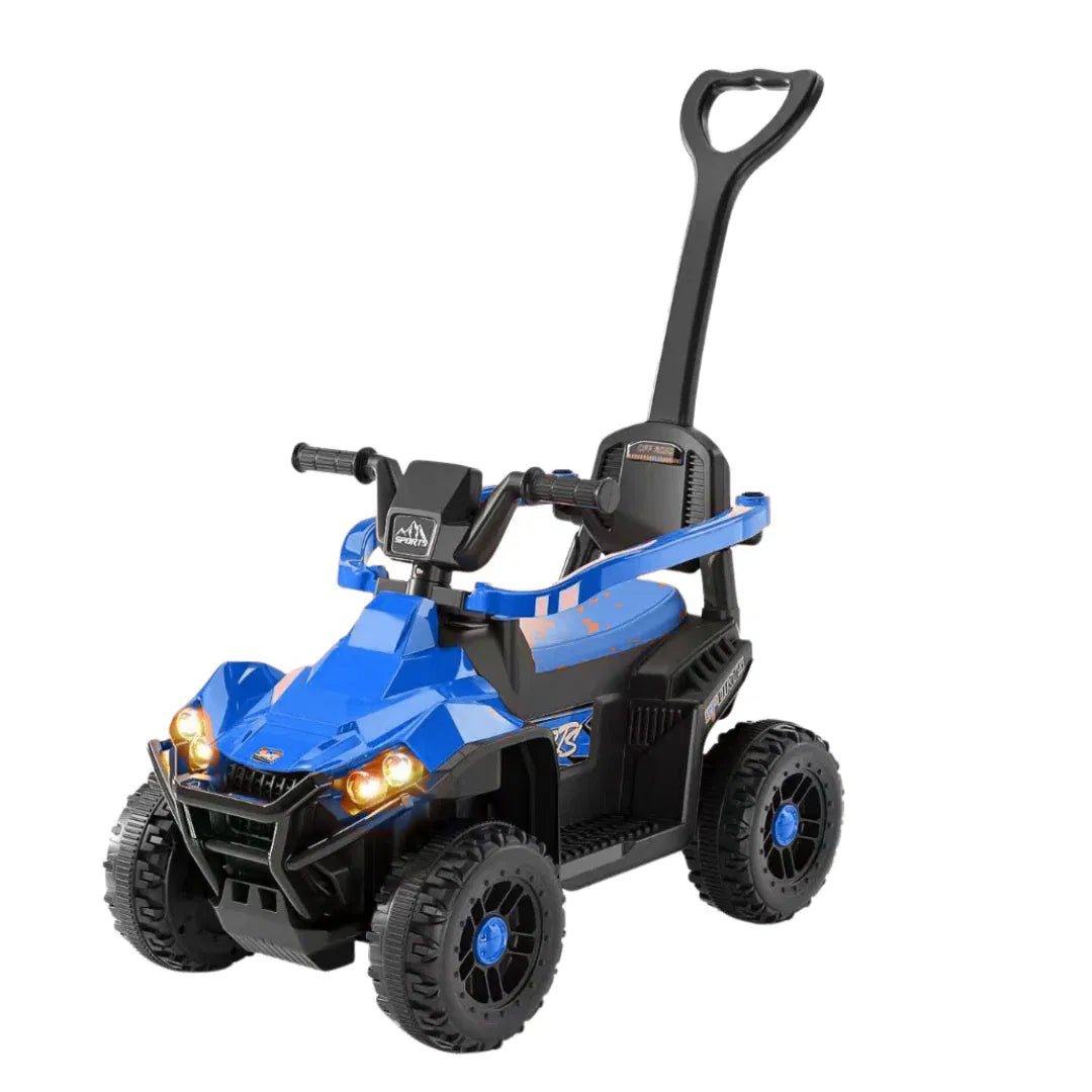 Orbic Kids Ride On Push Car with 6V Light & Music – Blue