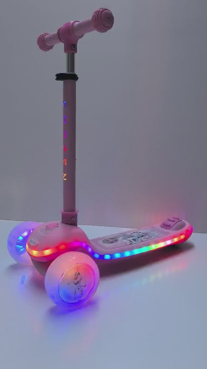 Disney Frozen 3 Wheel Scooter With Multiple Lights