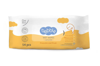Bebble Wet Wipes With Camomile Extract (54g)