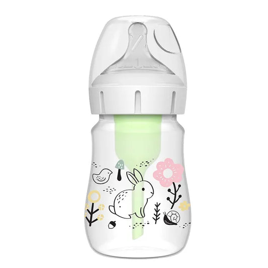 Dr. Brown's PP Wide Neck Anti-Colic Options+ Baby Bottle (150ml, Bunny)