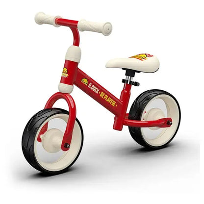 B.Duck - Kids Balance Bike with Adjustable Saddle & Anti-Slip Handles - Dark Red