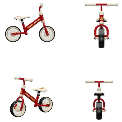 B.Duck - Kids Balance Bike with Adjustable Saddle & Anti-Slip Handles - Dark Red