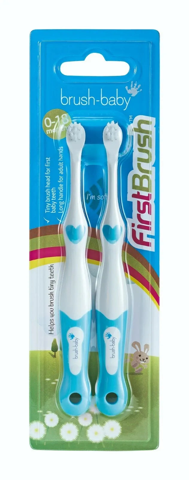 Brush-Baby First Brush - Pack of 2 (0-18 Months +)