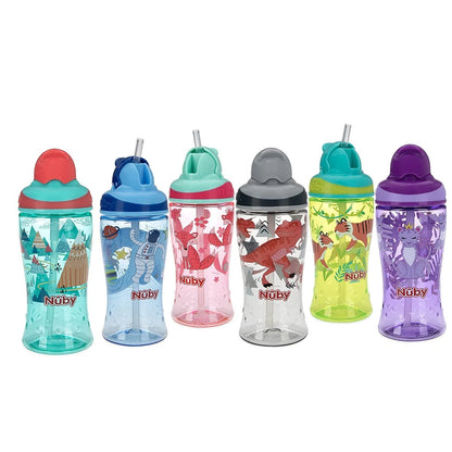 كوب Nuby Flip It Boost بمصاصة