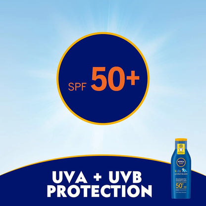 لوشن نيفيا الواقي من الشمس للأطفال حماية وعناية بعامل حماية من الشمس 50+ (200ml)