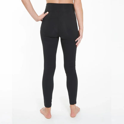 Become a Mom Mama Cotton Legging (Black, XXL)