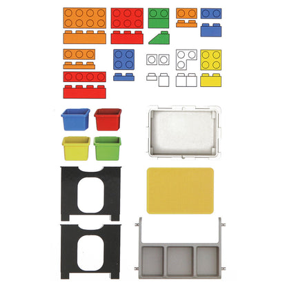 Little Story Blocks 3 In 1 Activity Table (Grey)