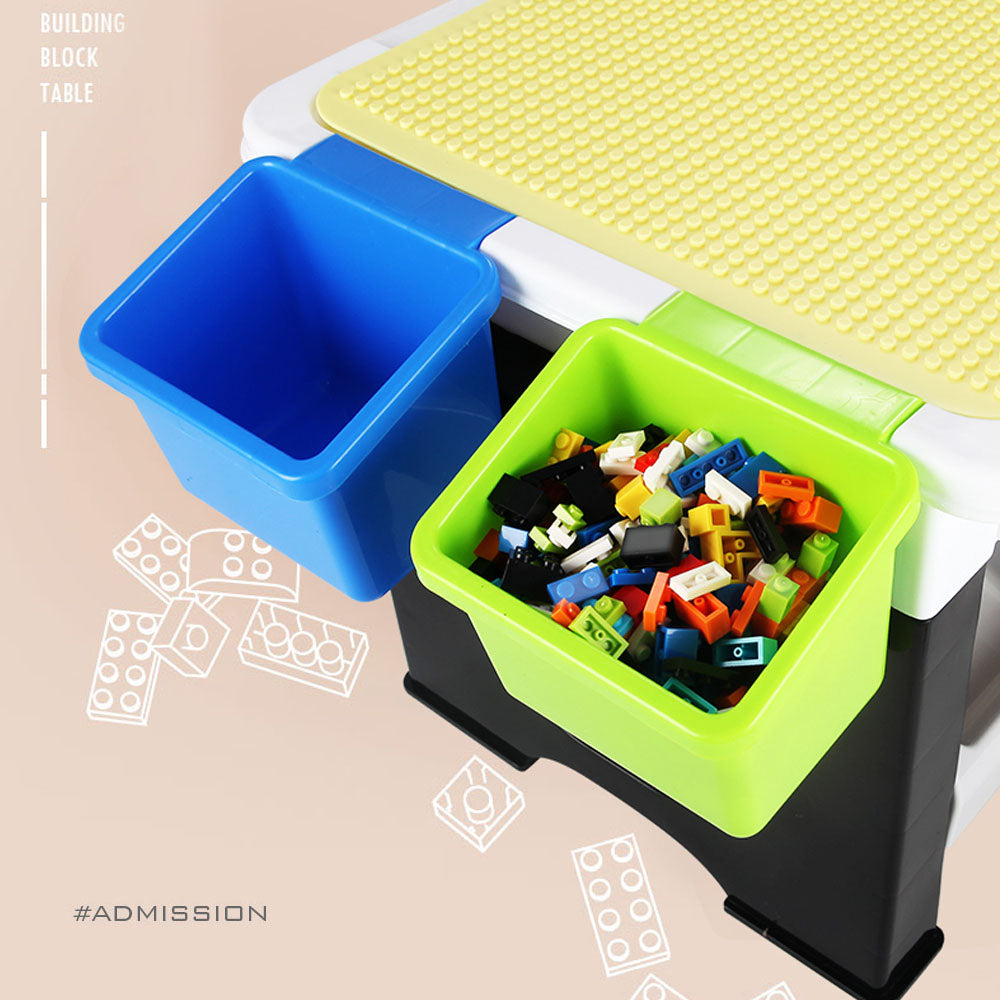 Little Story Blocks 3 In 1 Activity Table (Grey)