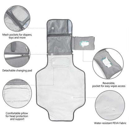 Little Story Diaper Changing Station Kit (Grey)