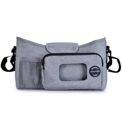 Little Story Stroller Diaper Organizer Bag (Grey)