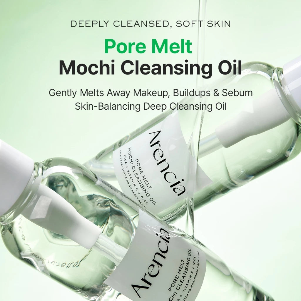 Arencia Pore Melt Mochi Cleansing Oil (200ml)