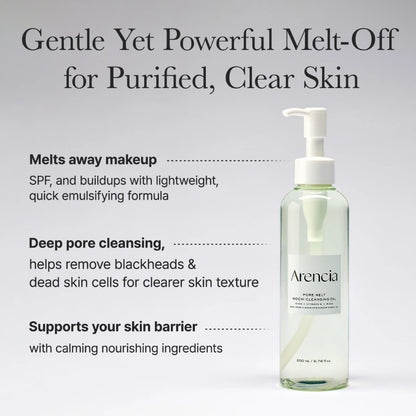 Arencia Pore Melt Mochi Cleansing Oil (200ml)