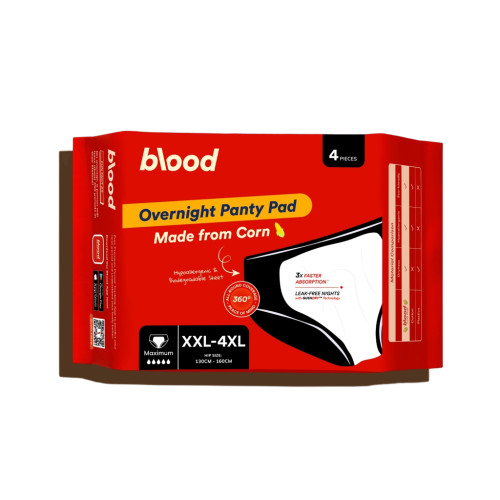 Blood Overnight Panty Pad (XXL/4XL |4pcs)