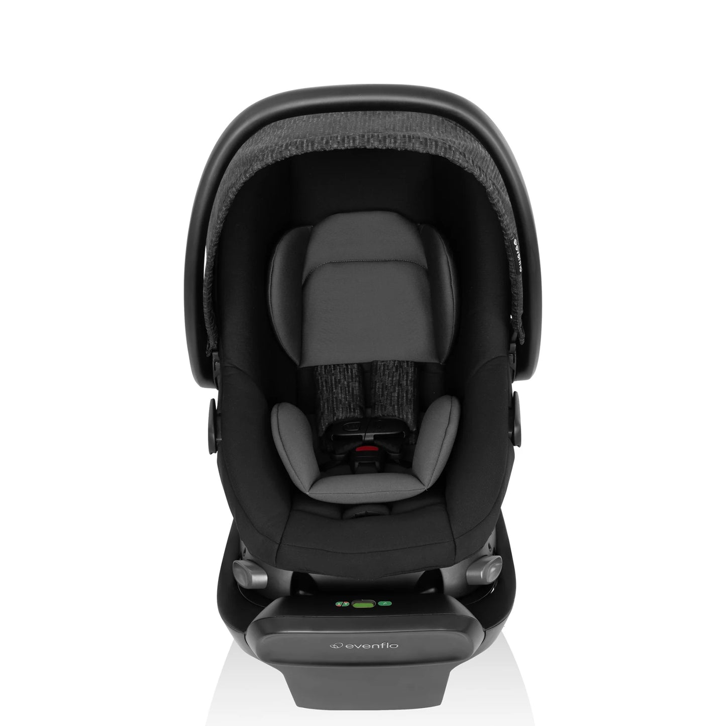 Evenflo Shyft Intuiti Travel System with Revolve180 LiteMax NXT Rotating Infant Car Seat (Black Shale)