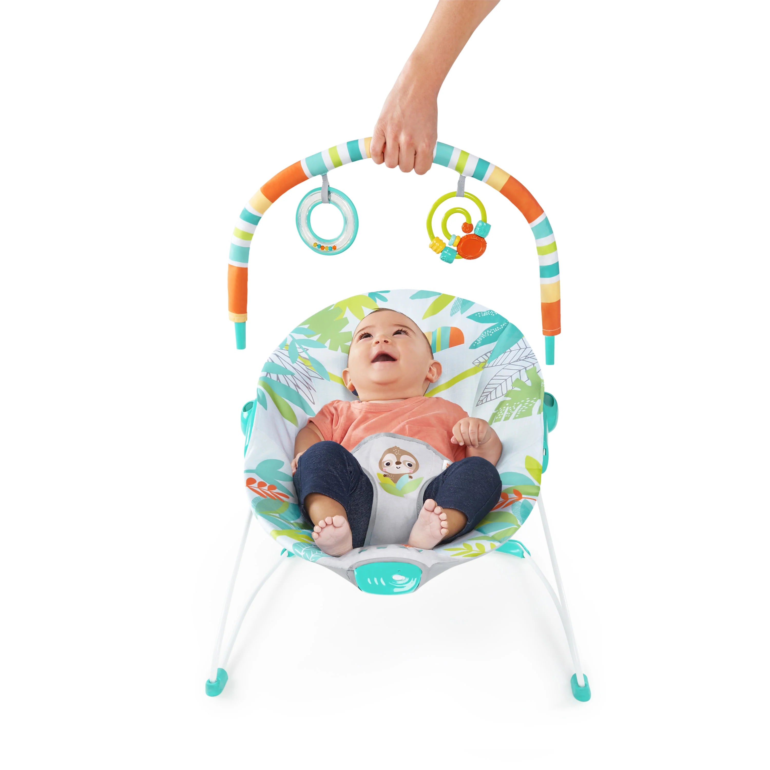 Bright Starts Vibes Vibrating Bouncer (Rainforest)
