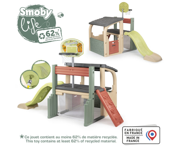 Smoby - Life Fun Center Outdoor Playhouse & Activity Center