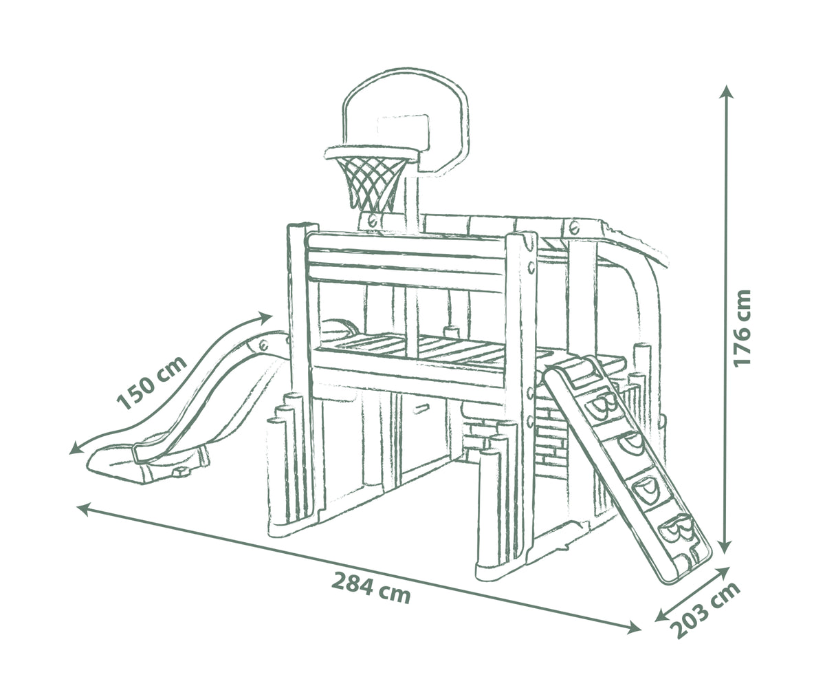 Smoby - Life Fun Center Outdoor Playhouse & Activity Center