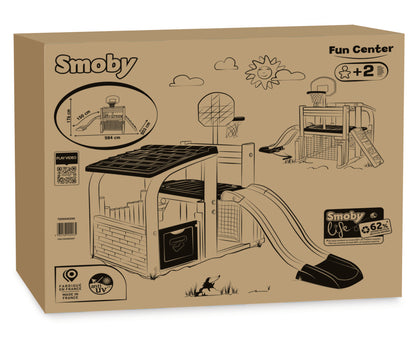 Smoby - Life Fun Center Outdoor Playhouse & Activity Center