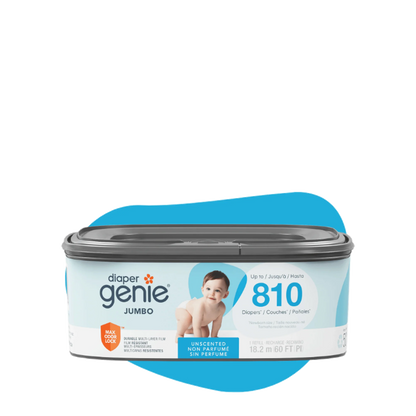 Diaper Genie Select Odor Lock Stainless Steel (Pail White)