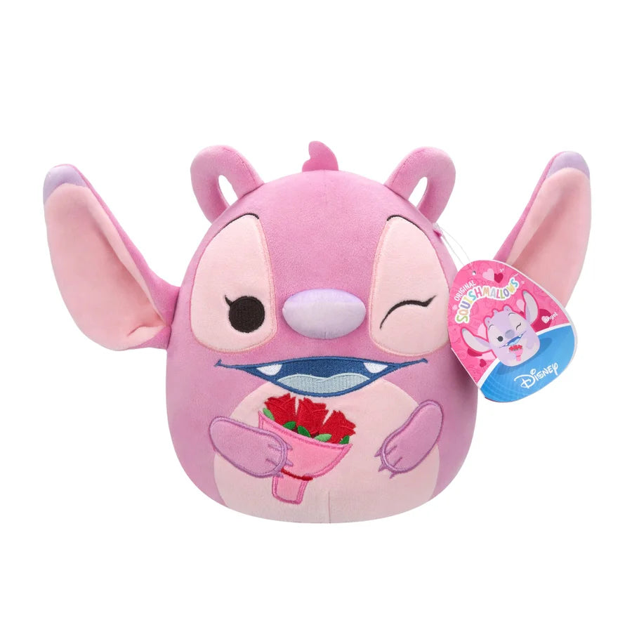 Squishmallows Disney Angel with Bouquet Valentine Plush 8-Inch