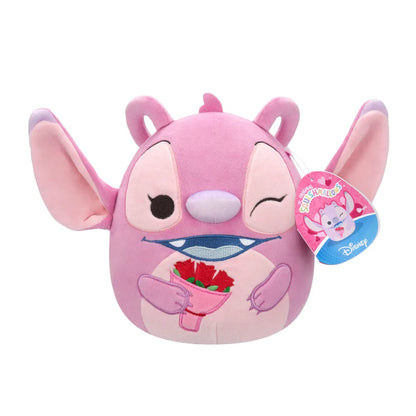 Squishmallows Disney Angel with Bouquet Valentine Plush 8-Inch