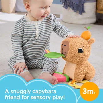 Fisher Price Sensimals Snuggly Snacky Capybara