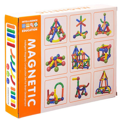 New Boy Snap Bars Magnetic Builder Set – 64 Pieces