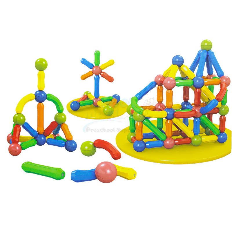 New Boy Snap Bars Magnetic Builder Set – 64 Pieces